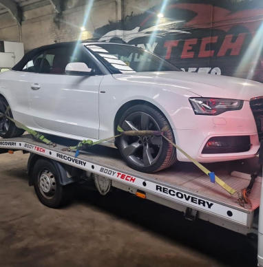 Bodytech Body Shop Airdrie Recovery Truck 2
